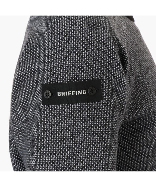 BRIEFING（ブリーフィング）の「【BRIEFING GOLF／ブリーフィングゴルフ】MS BIRDS EYE LOGO CREWNECK KNIT（ニット/セーター・メンズ・ネイビー/ホワイト/ブラック/グレー・L/M/XL）」の8枚目の写真