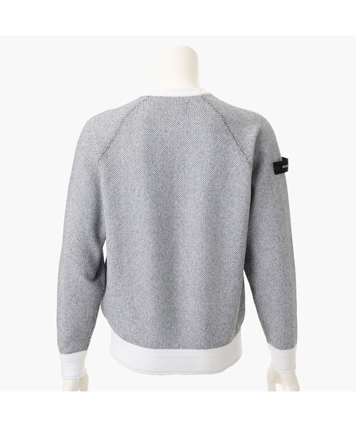 BRIEFING（ブリーフィング）の「【BRIEFING GOLF／ブリーフィングゴルフ】MS BIRDS EYE LOGO CREWNECK KNIT（ニット/セーター・メンズ・ネイビー/ホワイト/ブラック/グレー・L/M/XL）」の13枚目の写真