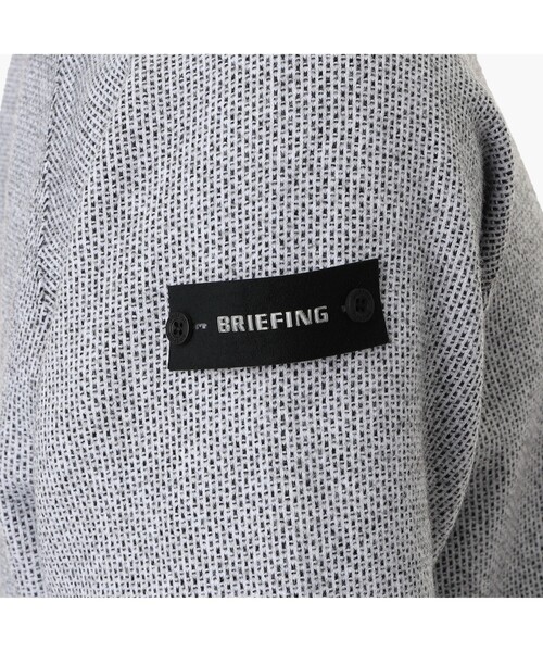 BRIEFING（ブリーフィング）の「【BRIEFING GOLF／ブリーフィングゴルフ】MS BIRDS EYE LOGO CREWNECK KNIT（ニット/セーター・メンズ・ネイビー/ホワイト/ブラック/グレー・L/M/XL）」の16枚目の写真