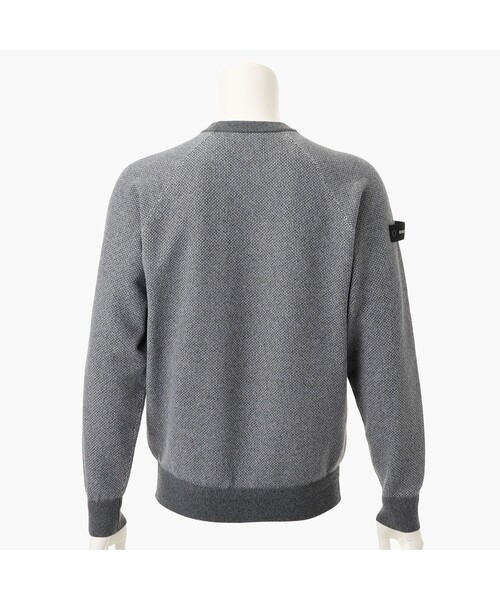 BRIEFING（ブリーフィング）の「【BRIEFING GOLF／ブリーフィングゴルフ】MS BIRDS EYE LOGO CREWNECK KNIT（ニット/セーター・メンズ・ネイビー/ホワイト/ブラック/グレー・L/M/XL）」の21枚目の写真