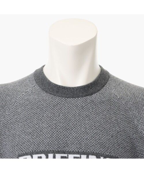 BRIEFING（ブリーフィング）の「【BRIEFING GOLF／ブリーフィングゴルフ】MS BIRDS EYE LOGO CREWNECK KNIT（ニット/セーター・メンズ・ネイビー/ホワイト/ブラック/グレー・L/M/XL）」の22枚目の写真