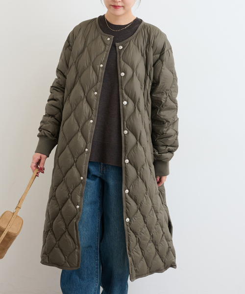 タイオン　ロングコート 別注【TAION / タイオン】ロングダウンコート（ダウンジャケット