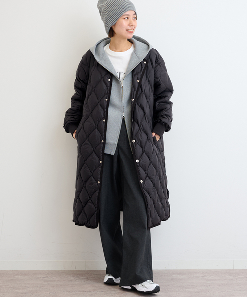 タイオン　ロングコート 別注【TAION / タイオン】ロングダウンコート（ダウンジャケット