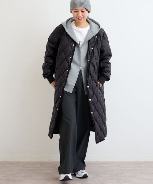 別注【TAION / タイオン】ロングダウンコート（ダウンジャケット