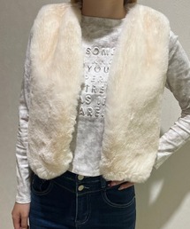 LETee（レティー）の「フェイクファーショートベスト（その他アウター・レディース）」