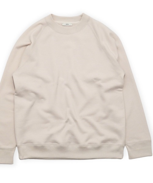 ATON（エイトン）の「【ATON】 ZERO URAKE CREWNECK SWEAT SHIRT（スウェット・メンズ・ブラック/ホワイト・4/6）」の4枚目の写真