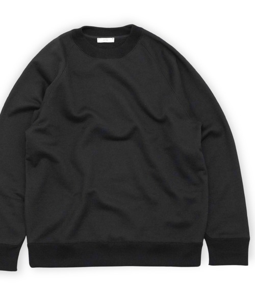 ATON（エイトン）の「【ATON】 ZERO URAKE CREWNECK SWEAT SHIRT（スウェット・メンズ・ブラック/ホワイト・4/6）」の6枚目の写真