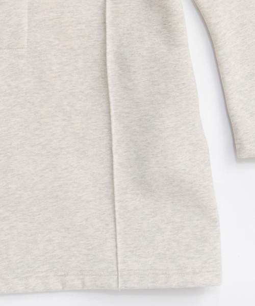 PRANK PROJECT（プランクプロジェクト）の「ディープVネックスウェット / Deep V-Neck Sweatshirt（スウェット・レディース・ライトグレー/ブラック・FREE）」の9枚目の写真