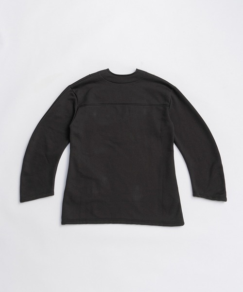 PRANK PROJECT（プランクプロジェクト）の「ディープVネックスウェット / Deep V-Neck Sweatshirt（スウェット・レディース・ライトグレー/ブラック・FREE）」の5枚目の写真