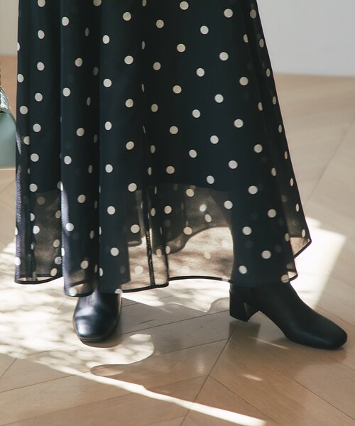 La boutique BonBon(ラブティックボンボン)の「【レメ】ショートブーツ(ブーツ・レディース・ブラック・39/36/37/38)」の2枚目の写真