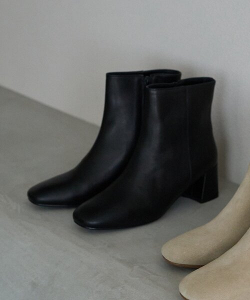 La boutique BonBon(ラブティックボンボン)の「【レメ】ショートブーツ(ブーツ・レディース・ブラック・39/36/37/38)」の4枚目の写真