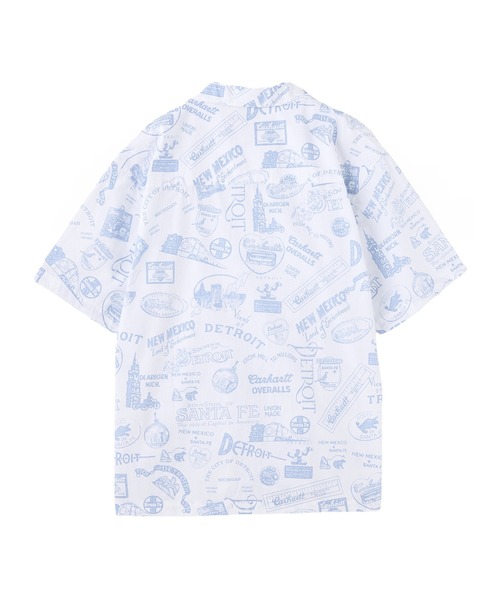 Carhartt WIP（カーハートダブリューアイピー）の「Carhartt WIP S/S STATE SOUVENIR SHIRT I034550（シャツ/ブラウス・メンズ・ライトブルー・M/L）」の2枚目の写真