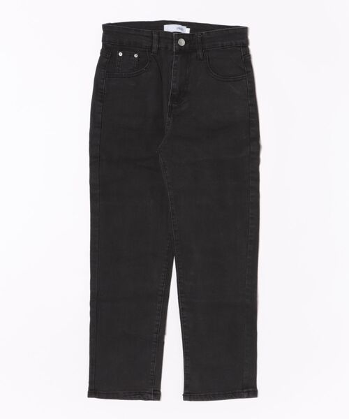 urge：（アージコロン ）の「【URGE：】ハイウエスト クロップド パンツ（デニムパンツ・レディース・ブラック/ホワイト/チャコールグレー・SMALL/X-SMALL/X-LARGE/MEDIUM/LARGE）」の13枚目の写真