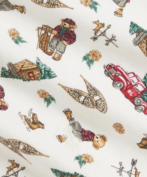 POLO RALPH LAUREN CHILDRENSWEAR（ポロ ラルフ ローレン チルドレンズウェア）の「Polo ベア コットン インターロック ビブ（スタイ/よだれかけ・キッズ・ホワイト・ONE）」の4枚目の写真