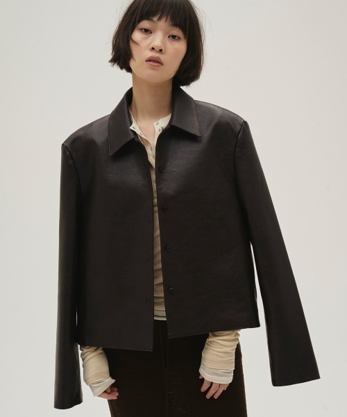 TODAYFUL（トゥデイフル）の「Leather Shirts Jacket（テーラード
