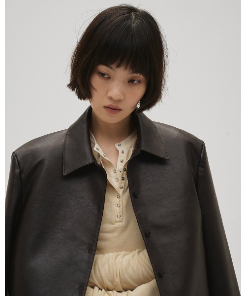 TODAYFUL（トゥデイフル）の「Leather Shirts Jacket（テーラード