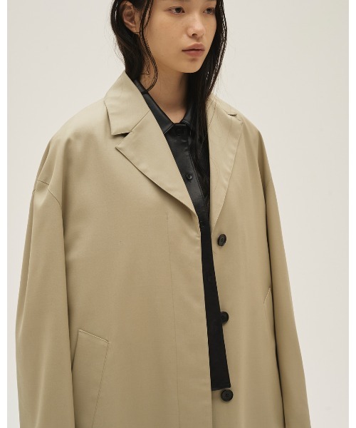 TODAYFUL（トゥデイフル）の「Leather Shirts Jacket（テーラードジャケット・レディース・ブラック/ダークブラウン・38inch/36inch）」の14枚目の写真