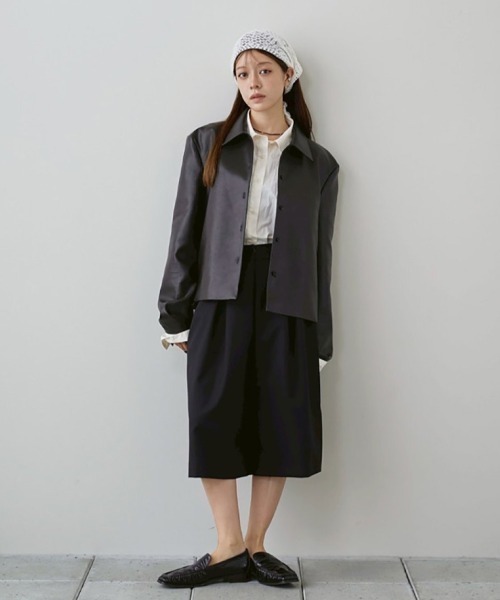 Leather Shirts Jacket（テーラードジャケット）｜TODAYFUL（トゥデイ