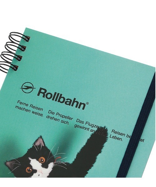 Rollbahn（ロルバーン）の「ロルバーン フレキシブル カバー 360° gyunyuya L（手帳/メモ帳・レディース・グリーン・FREE）」の2枚目の写真