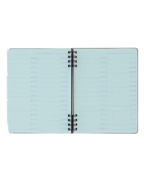 Rollbahn（ロルバーン）の「ロルバーン フレキシブル カバー 360° gyunyuya L（手帳/メモ帳・レディース・グリーン・FREE）」の8枚目の写真