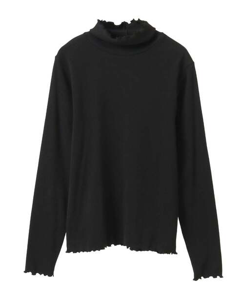 MELROSE claire（メルローズ クレール）の「【スパンテレコタートルネック】（Tシャツ/カットソー・レディース・オフホワイト/ベージュ/ブラック/ホワイト×ブラック・FREE）」の10枚目の写真