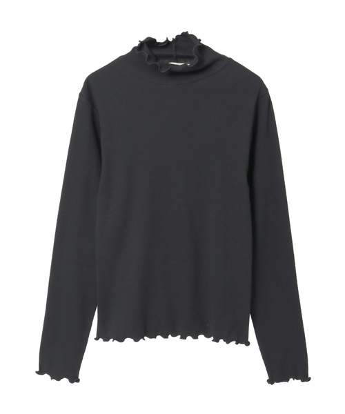 MELROSE claire（メルローズ クレール）の「【スパンテレコタートルネック】（Tシャツ/カットソー・レディース・オフホワイト/ベージュ/ブラック/ホワイト×ブラック・FREE）」の11枚目の写真