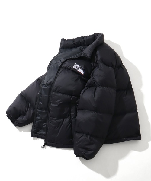 FIRST DOWN(ファーストダウン)の「【FIRST DOWN/ファーストダウン】 LIGHT BUBBLE DOWN JKT / ライト バブル ダウン ジャケット(ダウンジャケット/コート・メンズ・ブラック・S/M/L/XL)」の2枚目の写真