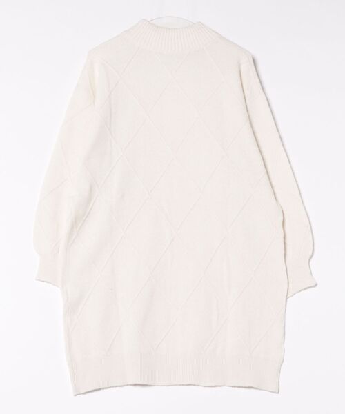 Honeys（ハニーズ）の「パール付ニットワンピ（ワンピース・レディース・アイボリー/杢グレー/ピンク・L/M/S）」の13枚目の写真