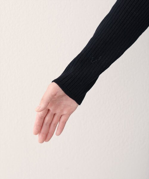 natural couture（ナチュラルクチュール）の「バレエネックリブニットプルオーバー（ニット/セーター・レディース・ピンク/ブラウン/オフホワイト/ブラック・FREE）」の17枚目の写真