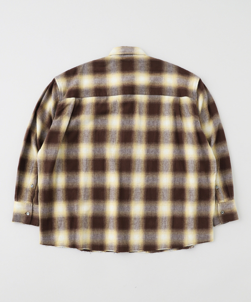 Name.（ネーム）の「Name./ネーム COTTON FLANNEL OMBRE REGULAR SHIRT（シャツ/ブラウス・メンズ・ブラウン/グリーン・2）」の3枚目の写真