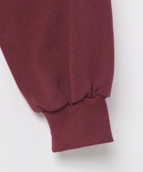 LEPSIM（レプシィム）の「レースアップロゴ裏毛プルオーバー　593813（スウェット・レディース・ベージュ/ボルドー/チャコールグレー・FREE）」の16枚目の写真