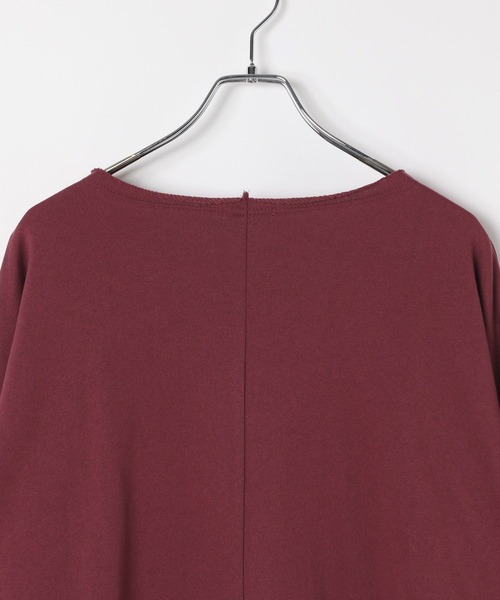 LEPSIM（レプシィム）の「レースアップロゴ裏毛プルオーバー　593813（スウェット・レディース・ベージュ/ボルドー/チャコールグレー・FREE）」の10枚目の写真