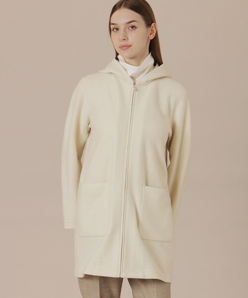 MACKINTOSH LONDON(マッキントッシュ ロンドン)の「【婦人画報11月号掲載】ポリエステルオックスフォード3WAYコート(ミリタリージャケット・レディース・ブラック/ダークブラウン/ベージュ・38/40)」の5枚目の写真