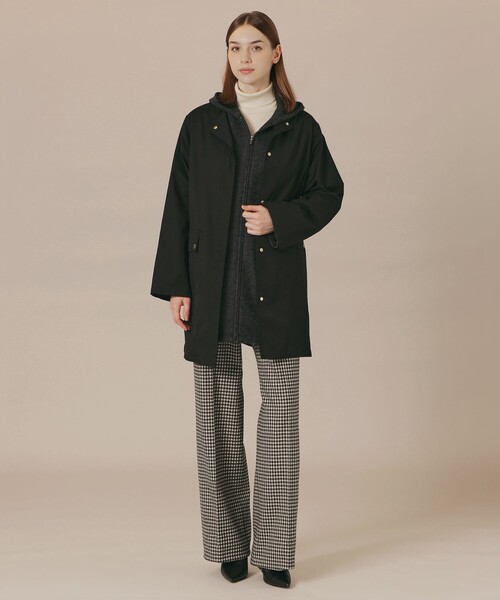 婦人画報11月号掲載】ポリエステルオックスフォード3WAYコート
