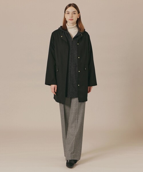 MACKINTOSH LONDON(マッキントッシュ ロンドン)の「【婦人画報11月号掲載】ポリエステルオックスフォード3WAYコート(ミリタリージャケット・レディース・ブラック/ダークブラウン/ベージュ・38/40)」の7枚目の写真