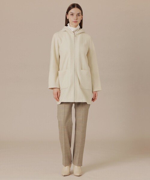 MACKINTOSH LONDON(マッキントッシュ ロンドン)の「【婦人画報11月号掲載】ポリエステルオックスフォード3WAYコート(ミリタリージャケット・レディース・ブラック/ダークブラウン/ベージュ・38/40)」の12枚目の写真