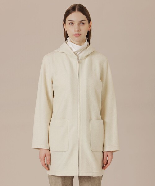 MACKINTOSH LONDON(マッキントッシュ ロンドン)の「【婦人画報11月号掲載】ポリエステルオックスフォード3WAYコート(ミリタリージャケット・レディース・ブラック/ダークブラウン/ベージュ・38/40)」の19枚目の写真