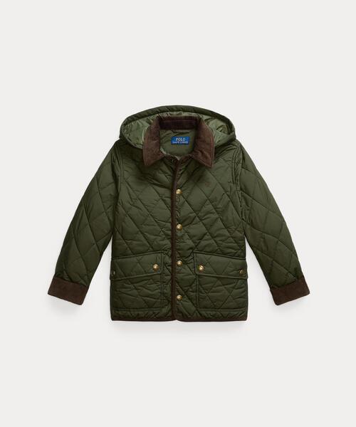POLO RALPH LAUREN CHILDRENSWEAR(ポロ ラルフ ローレン チルドレンズウェア)の「フーデッド バーン ジャケット(その他アウター・キッズ・グリーン系1・S/L/M/XL)」の1枚目の写真