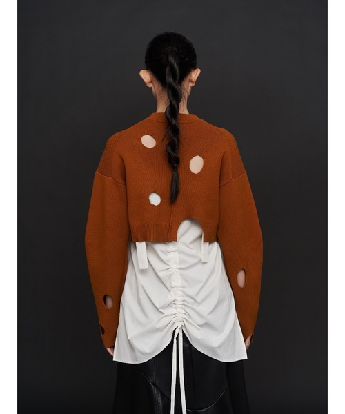 UN3D.（アンスリード）の「HEM GATHER SH CAMISOLE / ヘムギャザーシャツキャミソール（キャミソール・レディース・ホワイト・FREE）」の12枚目の写真