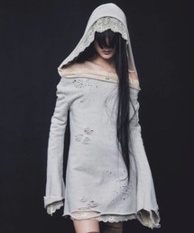 neith.（ネイス）の「neith./ネイス/Love Veil Sweat Dress(Beige)（ワンピース）」