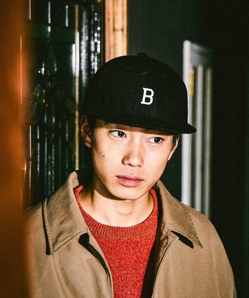 niko and...（ニコアンド）の「立体刺繍メルトンキャップ（キャップ・メンズ・ブラック/グレー/グリーン・FREE）」の3枚目の写真