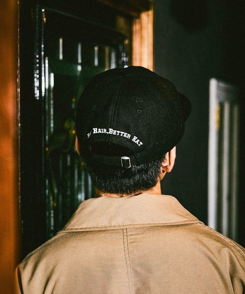 niko and...（ニコアンド）の「立体刺繍メルトンキャップ（キャップ・メンズ・ブラック/グレー/グリーン・FREE）」の7枚目の写真