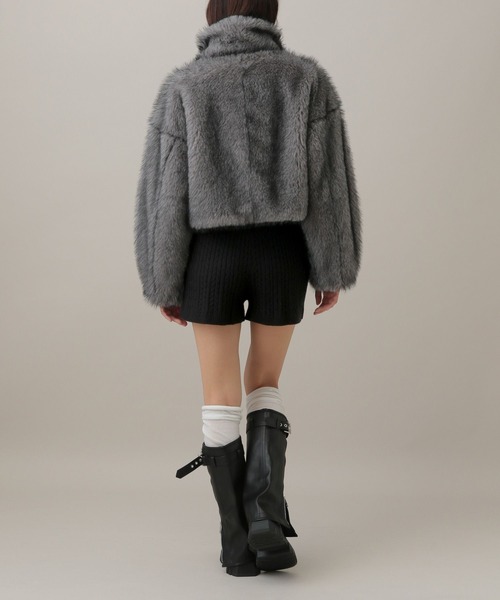 3.3 Field Trip (3.3フィールドトリップ)の「3.3 Field Trip/ニットショートパンツ(その他パンツ・レディース・グレー/ブラック・FREE)」の10枚目の写真