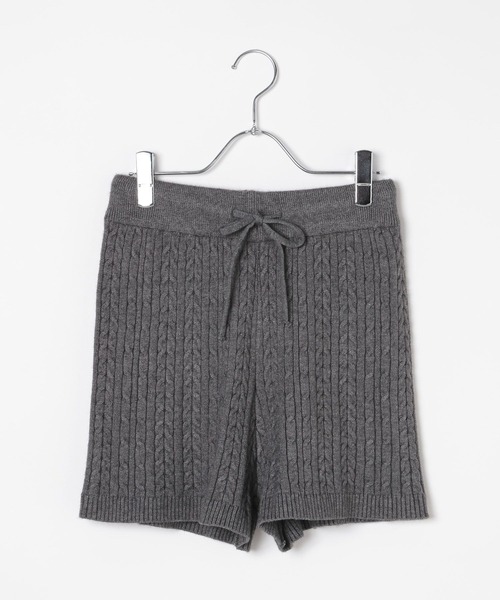 3.3 Field Trip (3.3フィールドトリップ)の「3.3 Field Trip/ニットショートパンツ(その他パンツ・レディース・グレー/ブラック・FREE)」の14枚目の写真