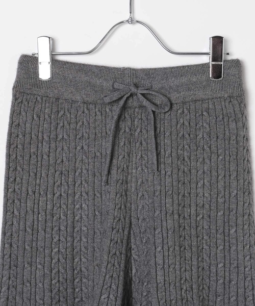 3.3 Field Trip (3.3フィールドトリップ)の「3.3 Field Trip/ニットショートパンツ(その他パンツ・レディース・グレー/ブラック・FREE)」の16枚目の写真