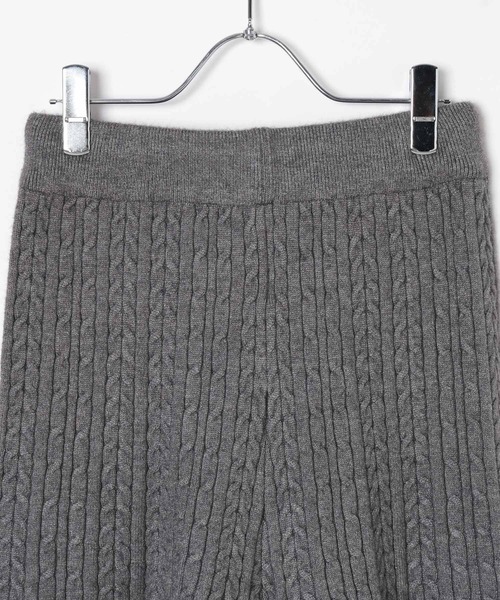 3.3 Field Trip (3.3フィールドトリップ)の「3.3 Field Trip/ニットショートパンツ(その他パンツ・レディース・グレー/ブラック・FREE)」の18枚目の写真