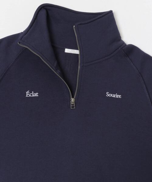 ITEMS URBANRESEARCH（アイテムズ アーバンリサーチ）の「ハーフジップ刺繍スウェット（スウェット・レディース・ネイビー/オートミール・FREE）」の15枚目の写真