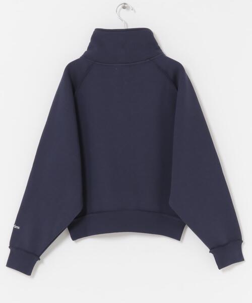 ITEMS URBANRESEARCH（アイテムズ アーバンリサーチ）の「ハーフジップ刺繍スウェット（スウェット・レディース・ネイビー/オートミール・FREE）」の17枚目の写真