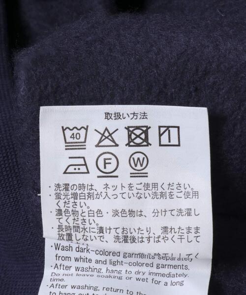 ITEMS URBANRESEARCH（アイテムズ アーバンリサーチ）の「ハーフジップ刺繍スウェット（スウェット・レディース・ネイビー/オートミール・FREE）」の19枚目の写真