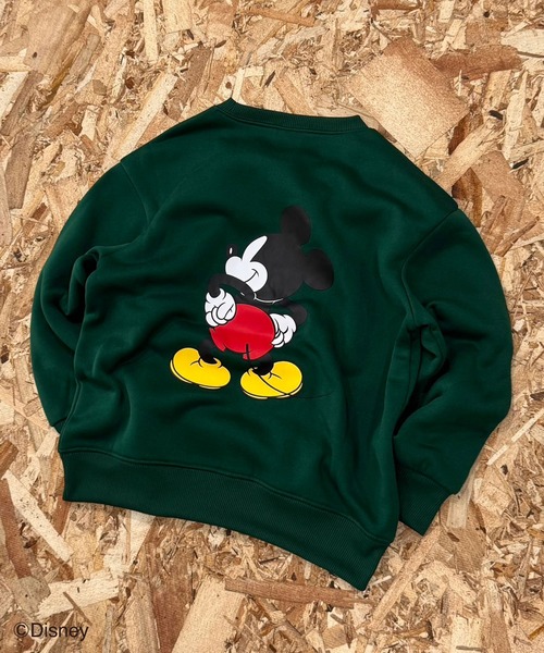 Disney/ディズニー】MICKEY ミッキーマウス 裏起毛 オーバーサイズ